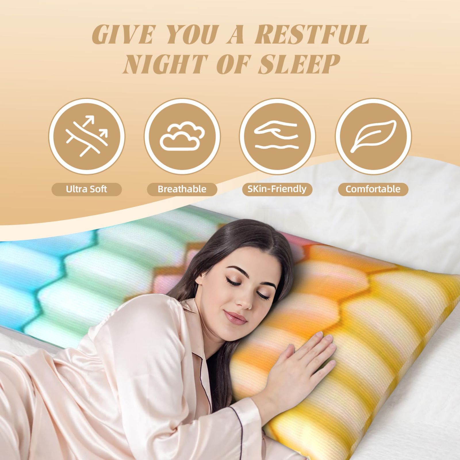 Long, narrow pillow(20*60 inches)