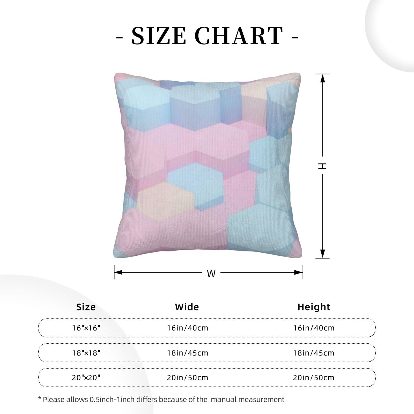 Corduroy throw pillow