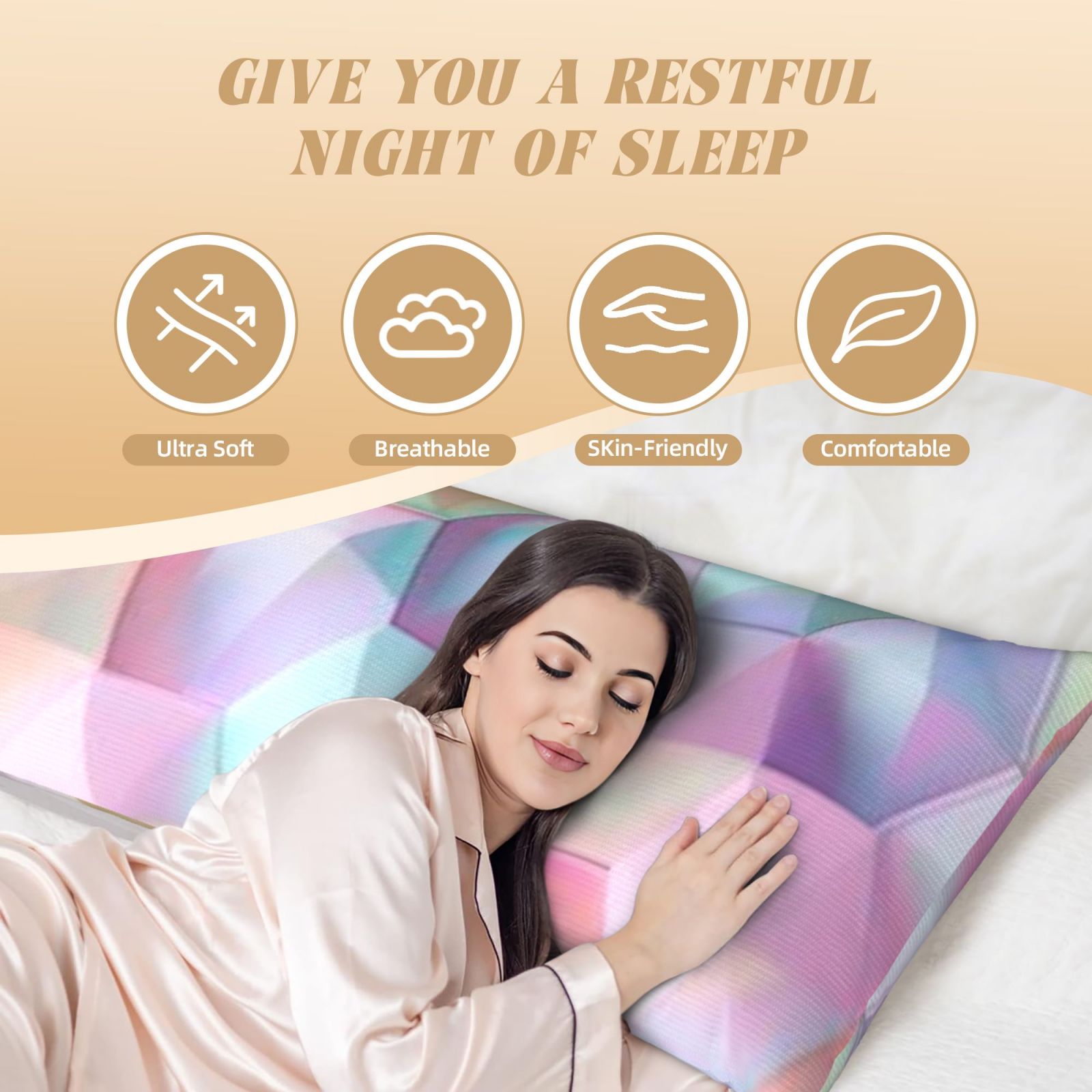 Long, narrow pillow(20*60 inches)