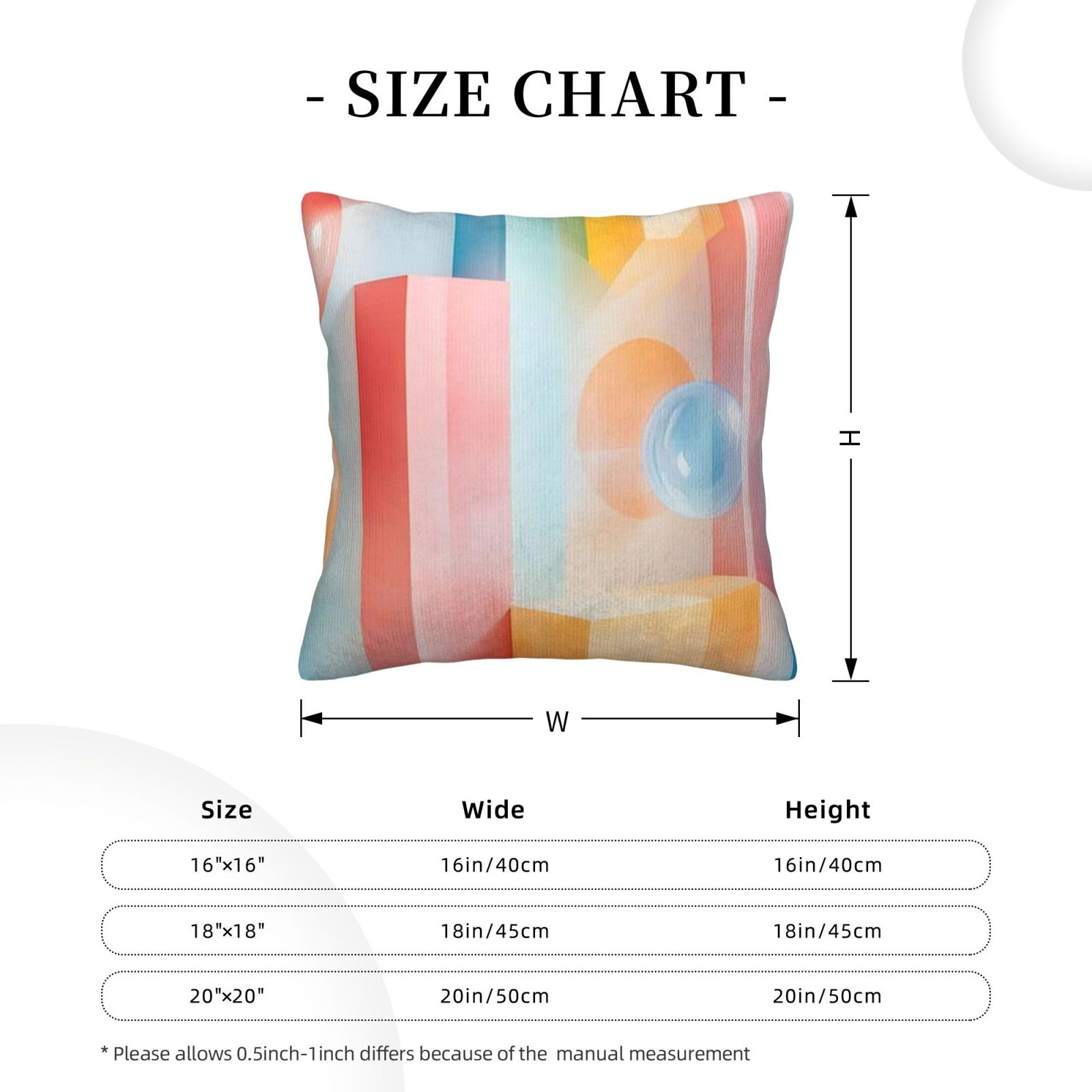 Corduroy throw pillow