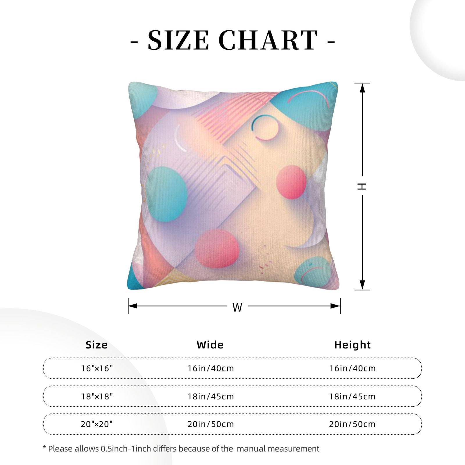 Corduroy throw pillow