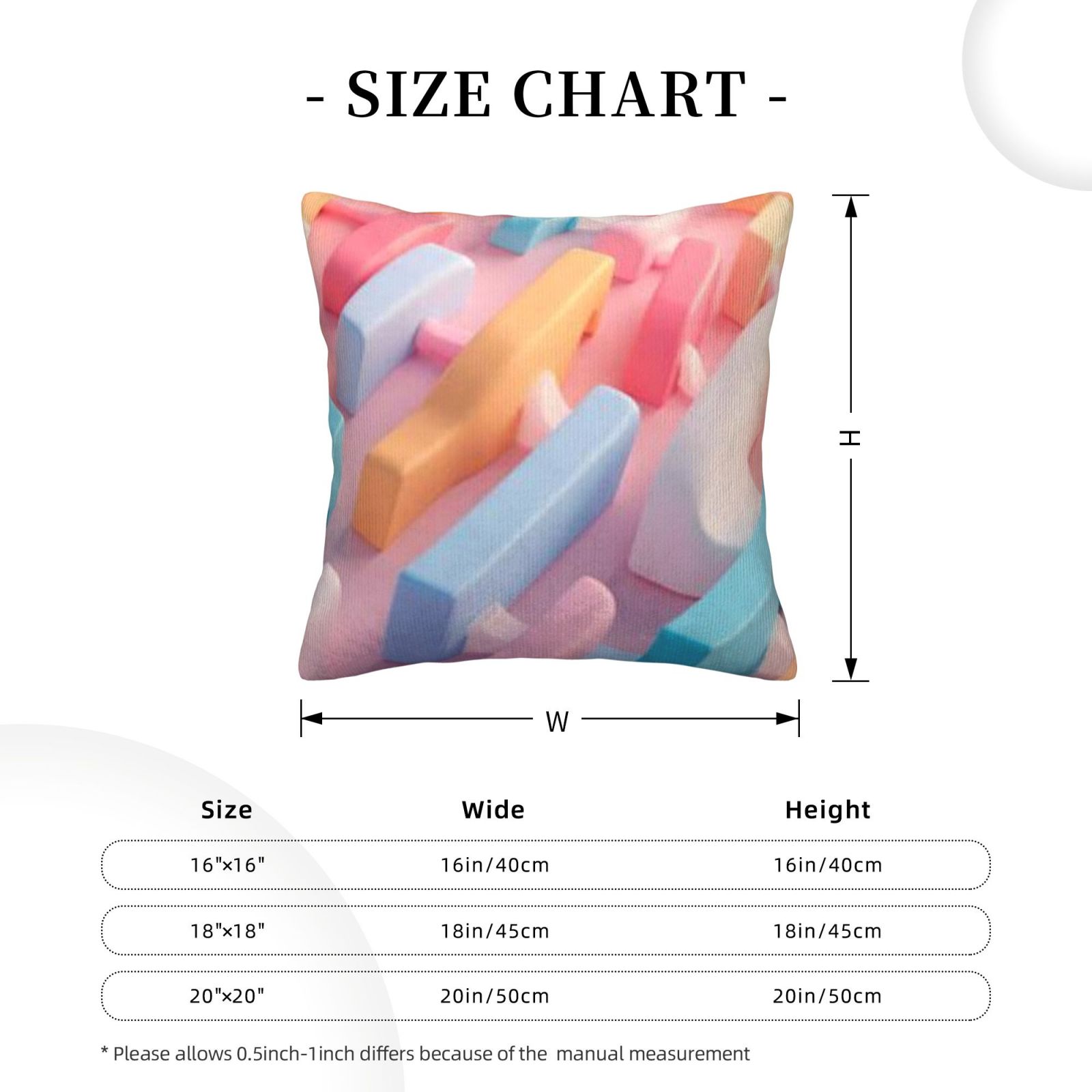 Corduroy throw pillow