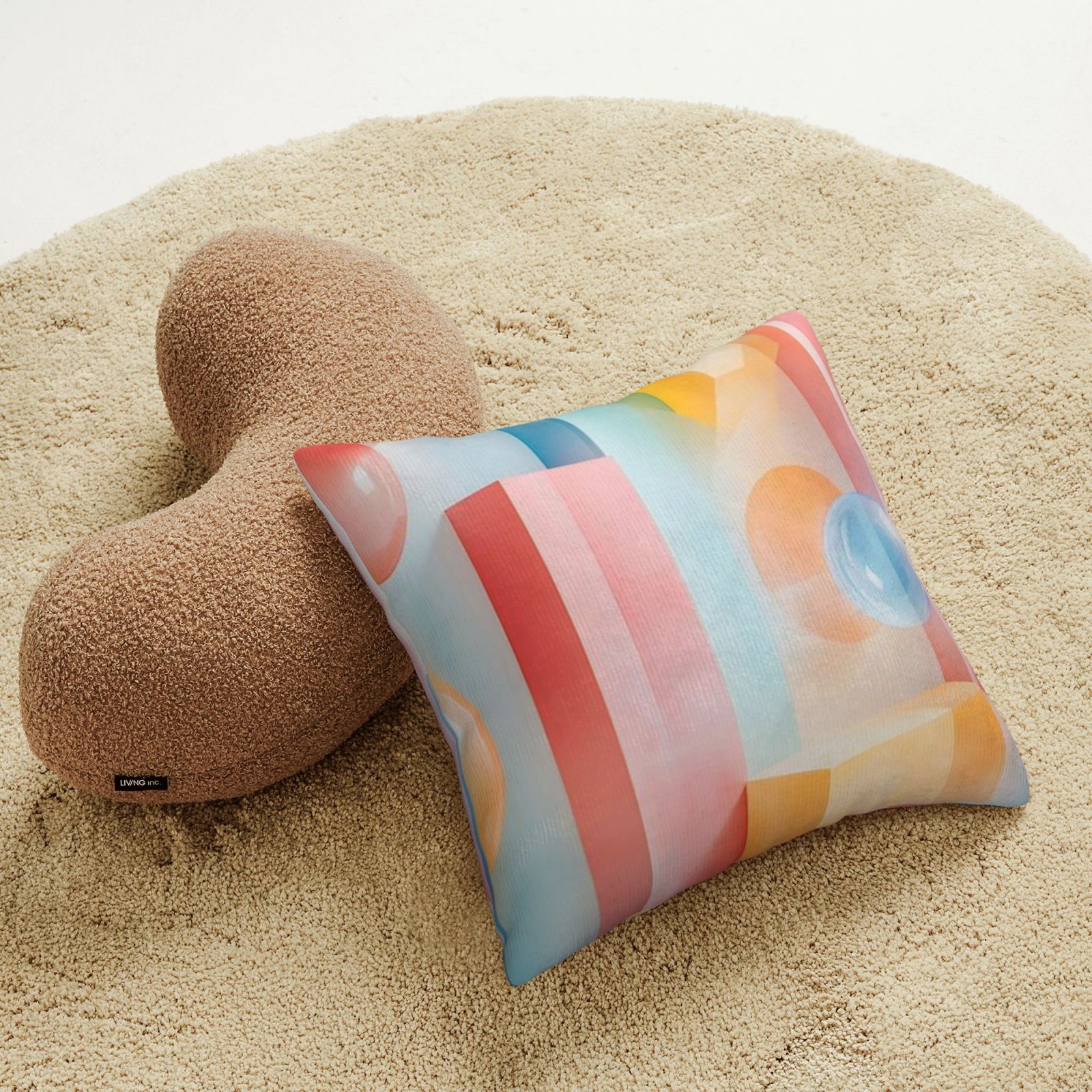 Corduroy throw pillow