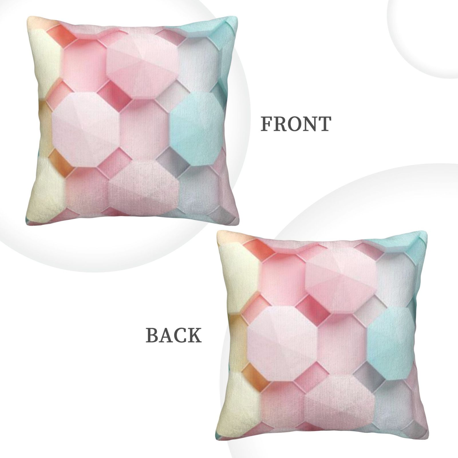 Corduroy throw pillow