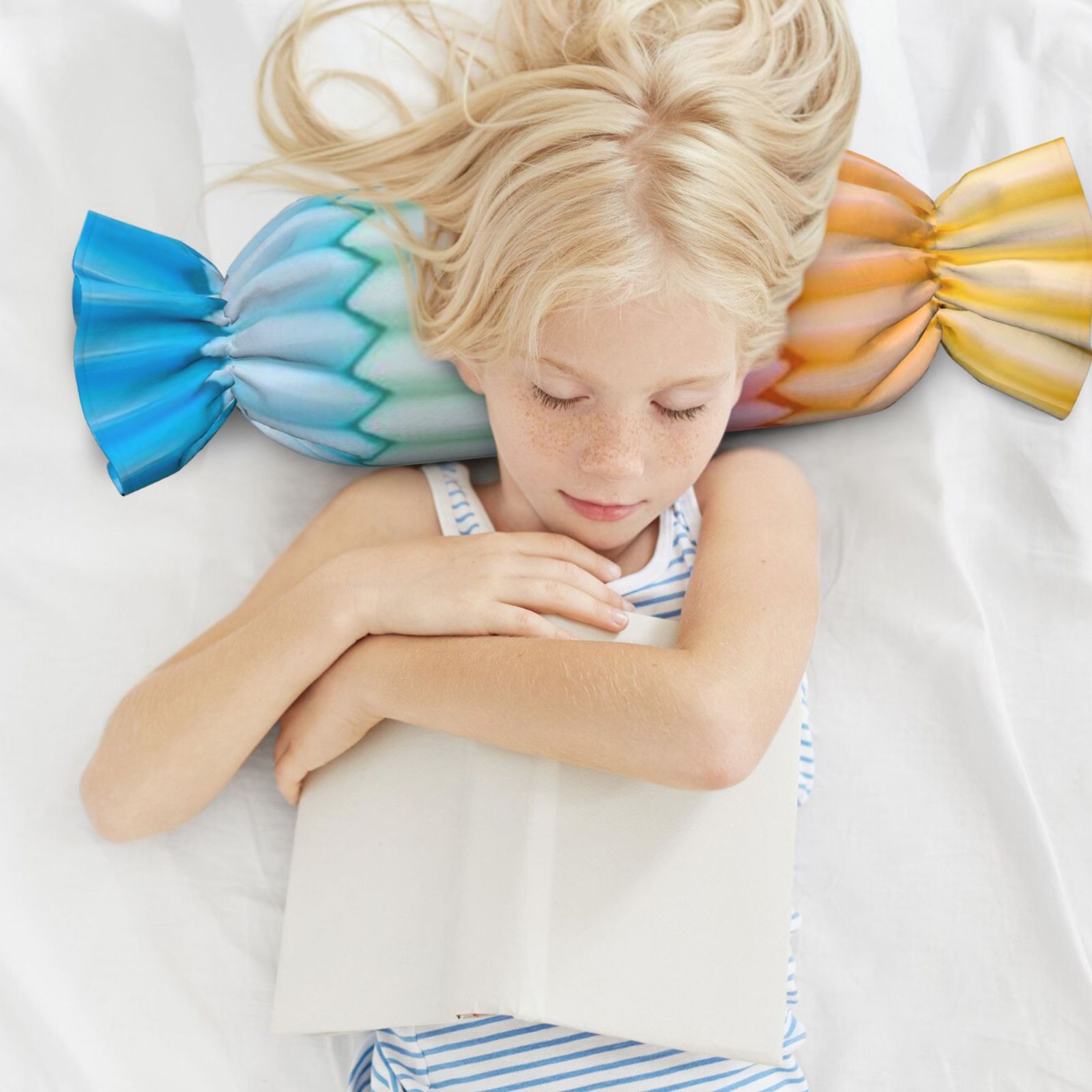 Candy-shaped pillow - with pillow insert
