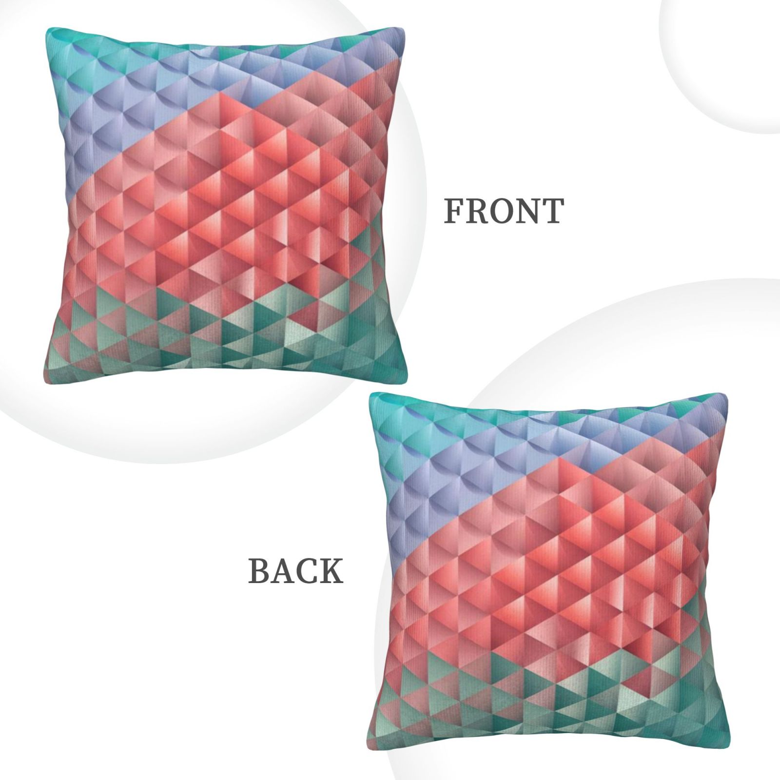 Corduroy throw pillow