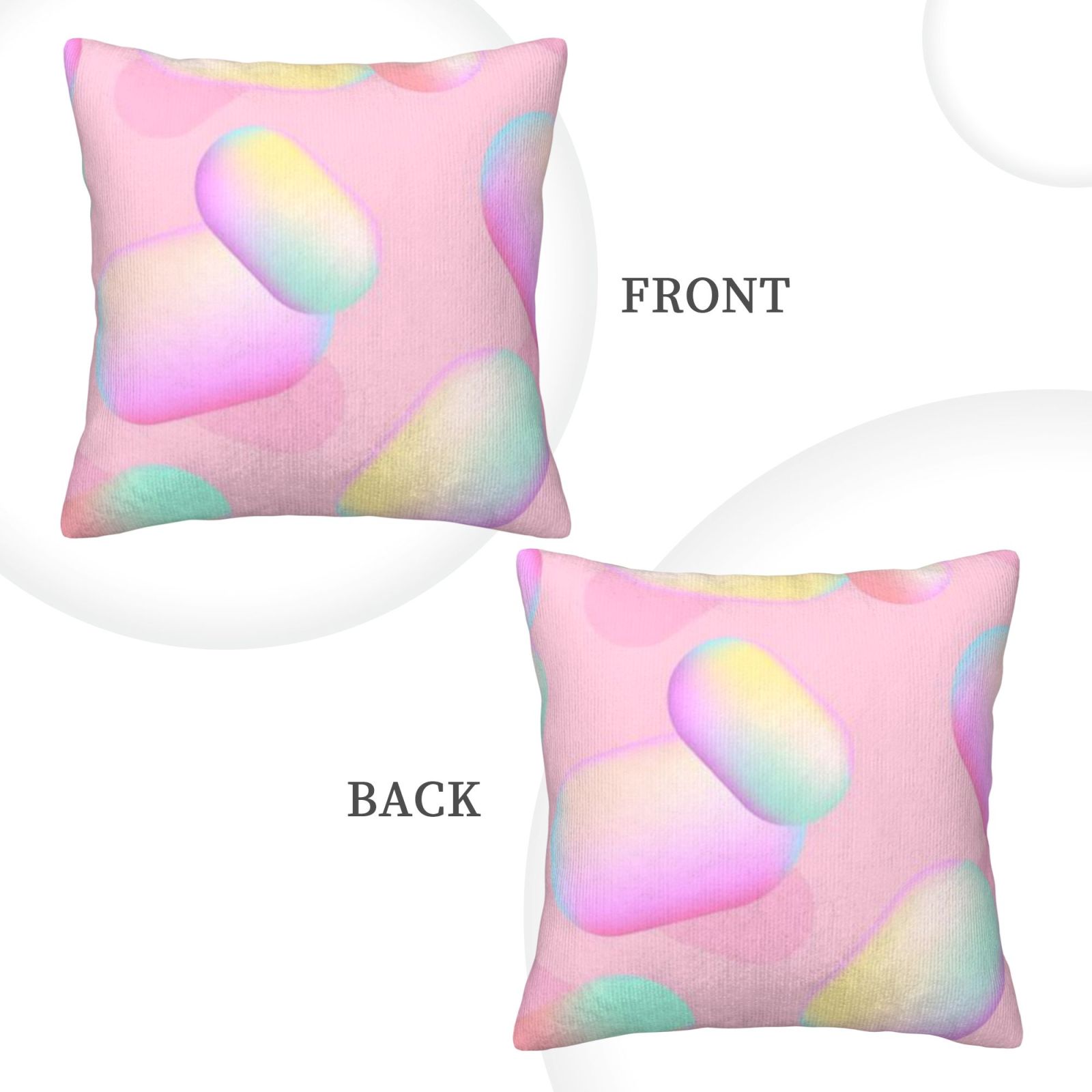 Corduroy throw pillow