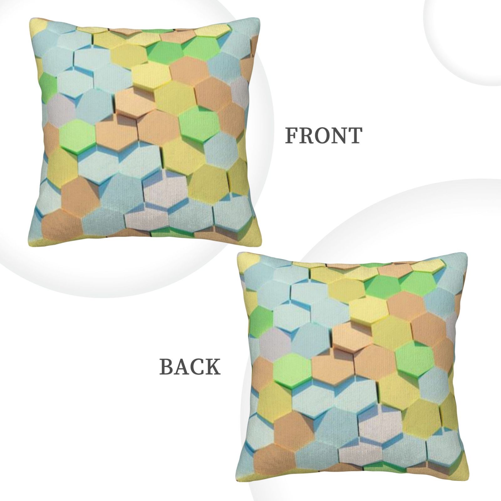 Corduroy throw pillow
