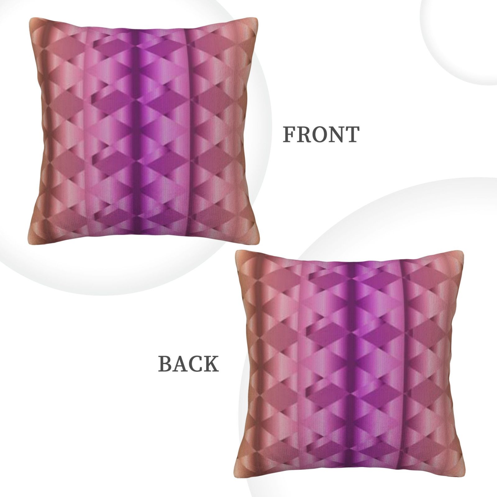 Corduroy throw pillow