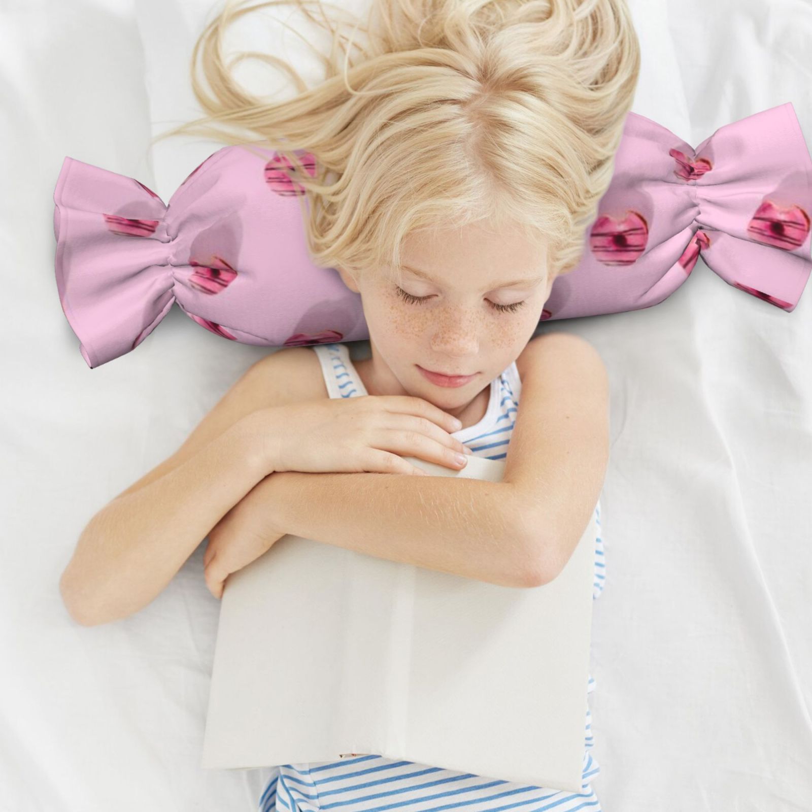 Candy-shaped pillow - with pillow insert