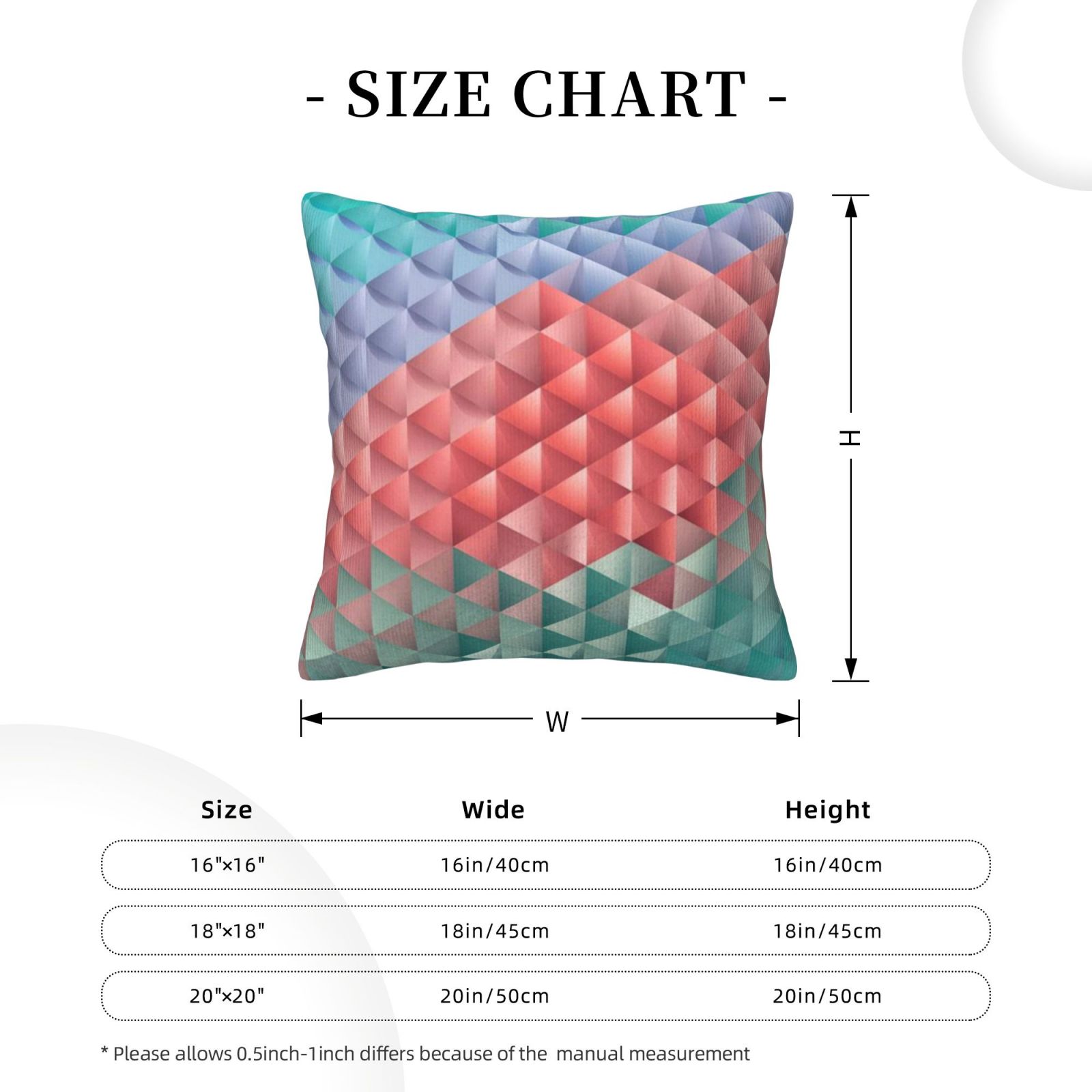 Corduroy throw pillow