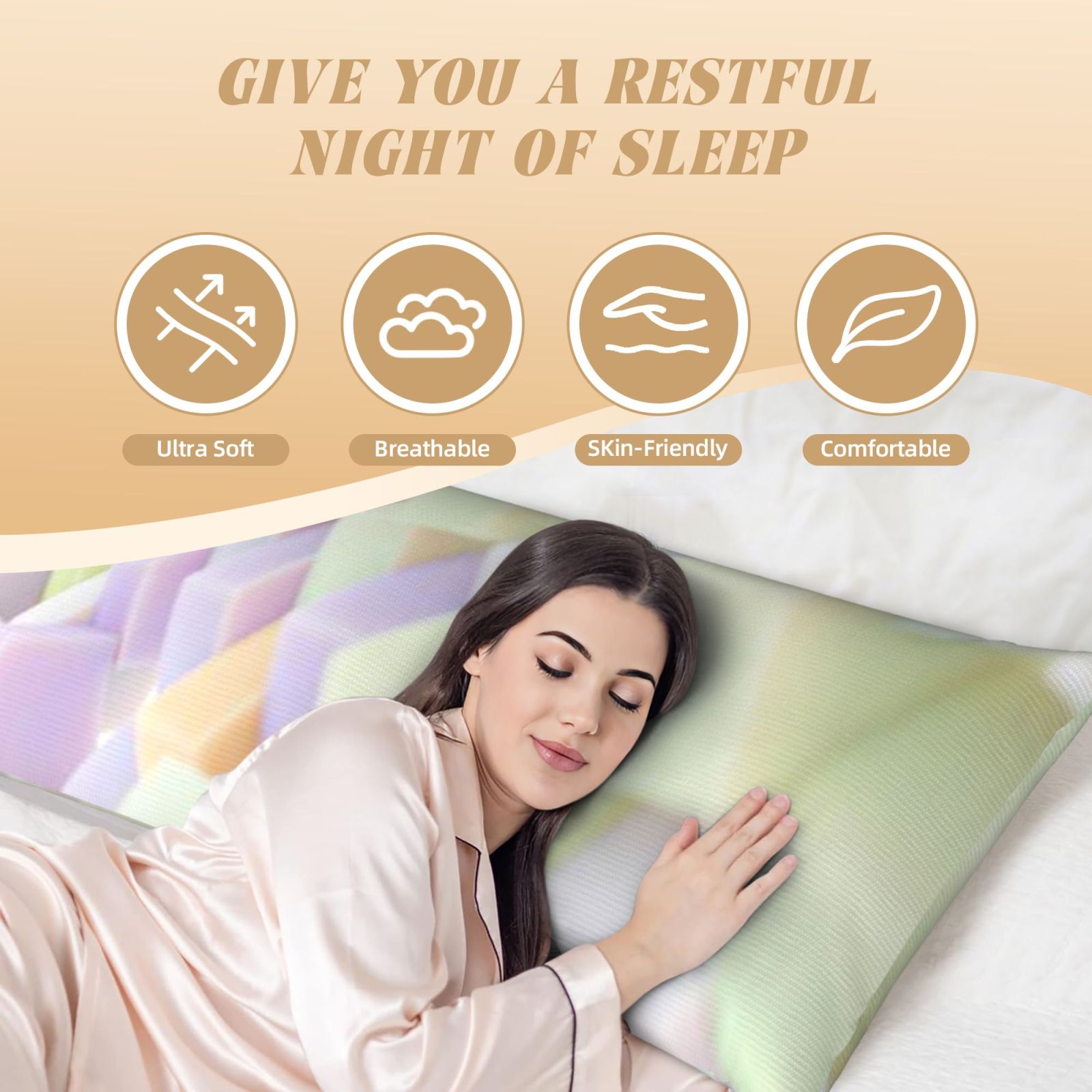 Long, narrow pillow(20*60 inches)
