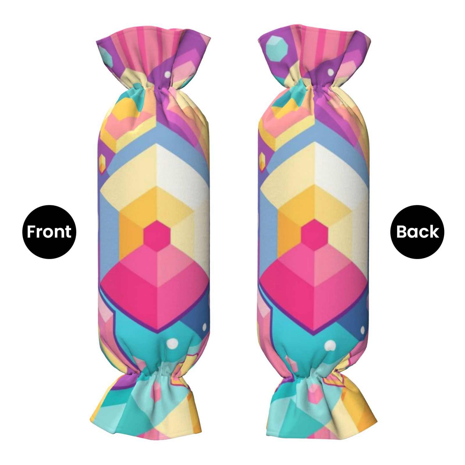 Candy-shaped pillow - with pillow insert