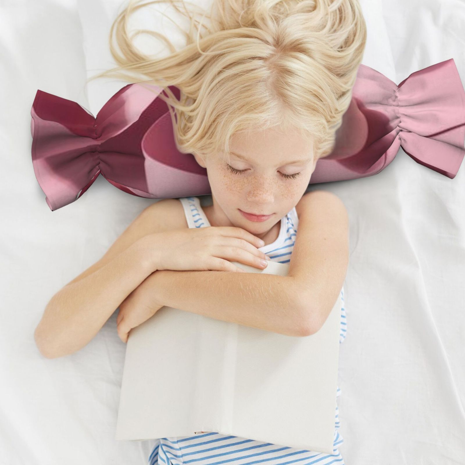 Candy-shaped pillow - with pillow insert