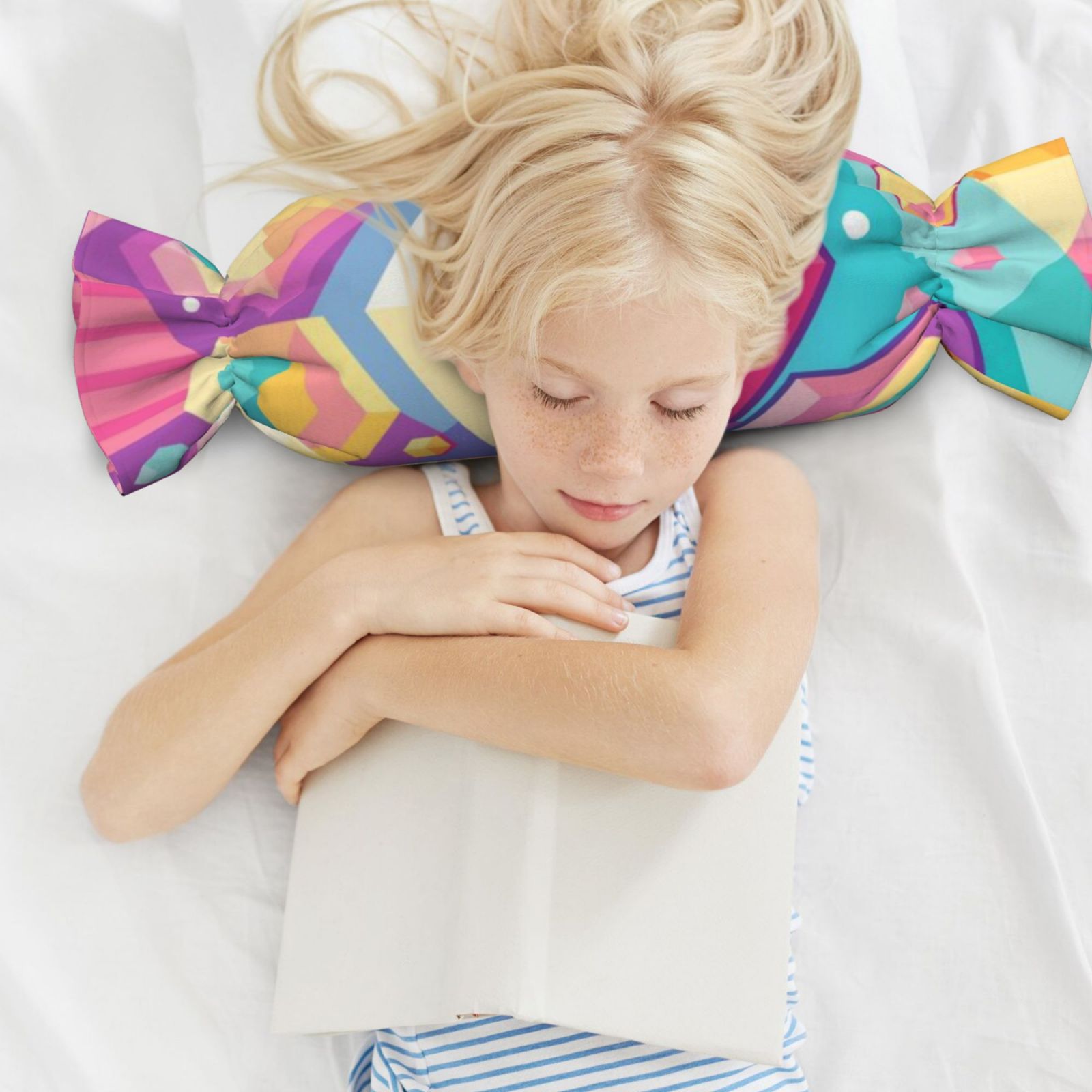 Candy-shaped pillow - with pillow insert