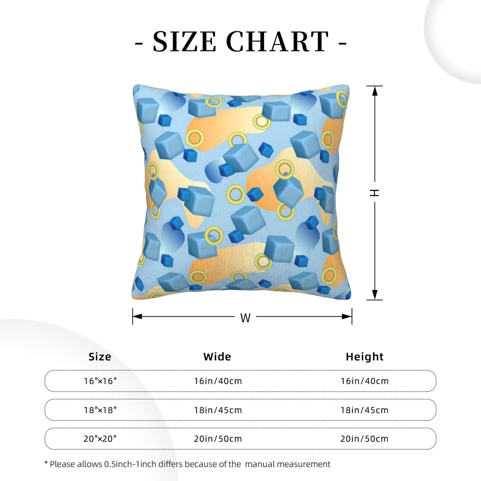 Corduroy throw pillow